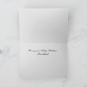 スカイラ転がインのショットカーテーマ誕生日カード カード (内部)