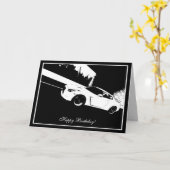 スカイラ転がインのショットカーテーマ誕生日カード カード (黄色い花)