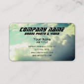 スカイレンズ抽象芸術プロフェッショナル 名刺 (裏面)