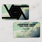 スカイレンズ抽象芸術プロフェッショナル 名刺 (正面/裏面)