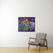 スカイロードウォーカー先住民アメリカンファンタジーアート タペストリー (インサイチュ(横))