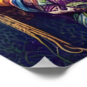 スカイロードウォーカー先住民アメリカンファンタジーアート ポスター (角)