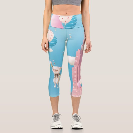 スカイワードの子猫 カプリレギンス (正面)