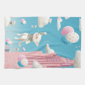 スカイワードの子猫 キッチンタオル (横)