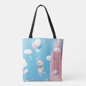 スカイワードの子猫 トートバッグ (裏面)