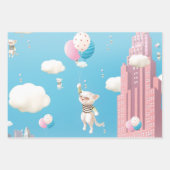 スカイワードの子猫 ラッピングペーパーシート (正面3)