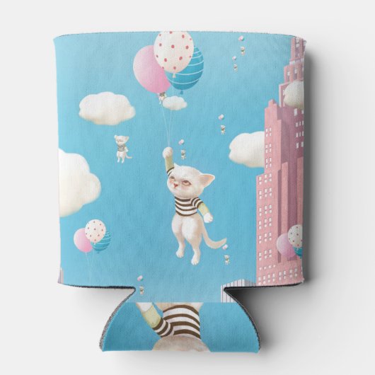 スカイワードの子猫 缶クーラー (裏面)