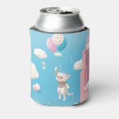 スカイワードの子猫 缶クーラー (缶裏面)