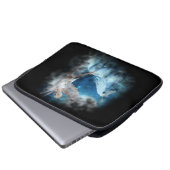 スカイ妖精の国アスパラスアンドユニコーンヴィネット ラップトップスリーブ (正面下部)