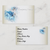 スカイ妖精の国アスパラスアンドユニコーンヴィネット 名刺 (正面/裏面)