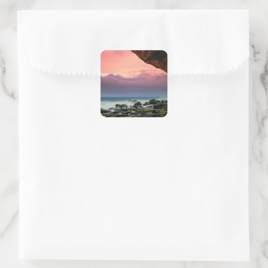 スカイ島、スコットランド人はラベルを貼っていた。 スクエアシール (バッグ)