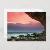 スカイ島、スコットランド人はラベルを貼っていた。 ポストカード (正面/裏面)