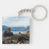 スカイ島 – スコットランド，英国 キーホルダー (裏面)