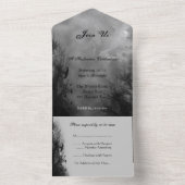 スカイ幽霊のよく出るとラヴェンズハロウィーン全て一つの招待状 オールインワン招待状 (内側)