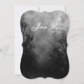 スカイ幽霊のよく出るウィズレイヴンカスタムハロウィーン招待状 招待状 (正面)