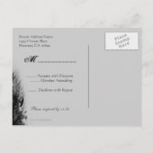 スカイ幽霊のよく出るカスタムRSVPポストカード インビテーションポストカード (裏面)