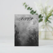 スカイ幽霊のよく出るカスタムRSVPポストカード インビテーションポストカード (スタンド正面)