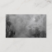 スカイ幽霊のよく出る白黒カスタム名刺 名刺 (裏面)