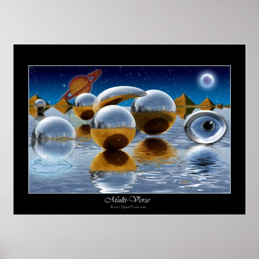 スカイ数々の・ライアン・エバンスの『VERSE』アートポスター ポスター (正面)