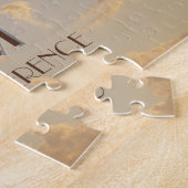 スカイ白熱［赤熱］光を放つセレニティ祈りの言葉パズル ジグソーパズル (側面)