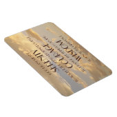 スカイ白熱［赤熱］光を放つセレニティ祈りの言葉フレキシマグネット マグネット (右側)