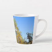 スカイ踊り紅葉 – 小パーソナライズされた カフェラテマグ (右)