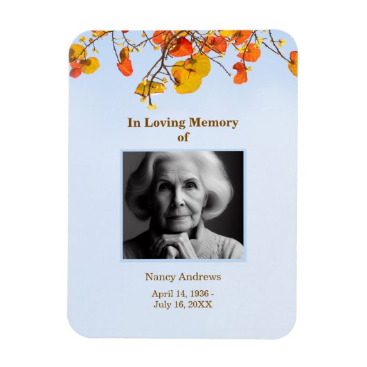 スカイ離れエレガントー葬儀 マグネット (縦)