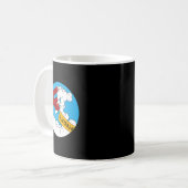 スカイ飛行機おもしろい数学おたく誕生日ギフトパイ日 コーヒーマグカップ (正面左)