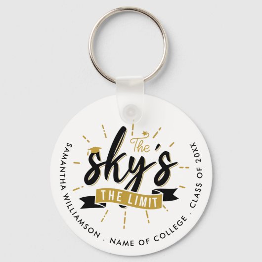 スカイ2023年の極限クラスパーソナライズされた キーホルダー (正面)