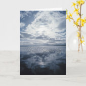 スカイ・アンド・ウォーター弔意カード カード (黄色い花)
