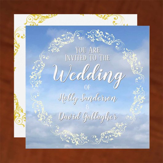 スカイ&クラウドデザイン 招待状