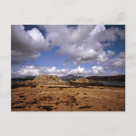 スカイ・スコットランドのトカヴァイグ島サンキューカード ポストカード (正面)