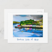 スカイ・スコットランドのポストカード絵画のポートリー島 ポストカード (正面/裏面)