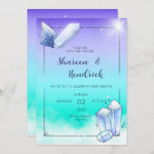 スカイ デザイン ウェディング 招待状 (正面/裏面)