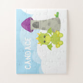 スカイ·ドラゴン·キッズパーソナライズされた ジグソーパズル (縦)