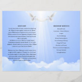 スカイ&ドーブ葬儀プログラムテンプレート (裏面)