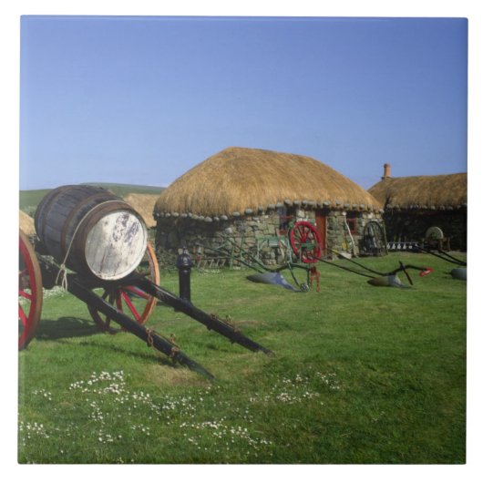 スカイ·ミュージアム、キルミュア、ハイランドのスカイ島、 タイル (正面)