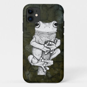 スカイ・ライアン・エバンスによるケース・アートのグリーン・カエル© iPhone 11 ケース