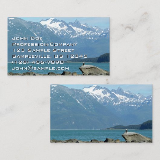 スカウェイアラスカのハゲワシ 名刺 (正面/裏面)