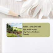 スカウギルブリッジレイクディストリクトイングランド ラベル (インサイチュ)