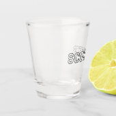 スカウザー ショットグラス (左)