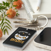 スカウティングはキャンパーおもしろい少年をキャンプ キーホルダー (正面右)