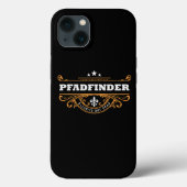 スカウトおもしろいガールハート Case-Mate iPhoneケース (裏面)