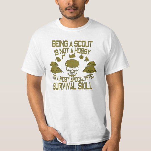スカウトであることは趣味ではない Tシャツ (正面)