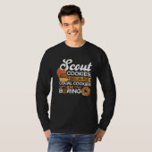 スカウトとクッキー販売員 スカウティングクッキー 1 Tシャツ (正面フル)