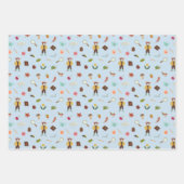 スカウトとグムブーツの子供 ラッピングペーパーシート (正面3)