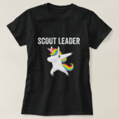 スカウトの指導者ダビングUnicornスカウトおもしろいギフト Tシャツ (デザイン正面)