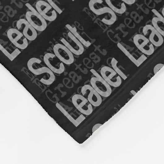 スカウトの最高指導者 フリースブランケット (角)