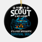 スカウトは趣味ではなくポスト黙示録 セラミックオーナメント (正面)