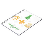 スカウトキャンプキャンプコンパスハイキングアドベンチャーナトゥール ノートブック (左側)